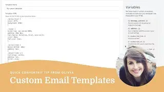 How to create a custom HTML email template in ConvertKit