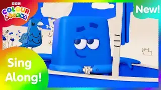 Blue's Song Sing-along | Colour Songs for Kids | Kids Learn Colours |  @Colourblocks ​