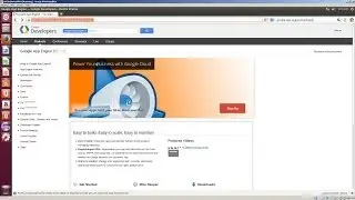 Install Python Google App Engine in Ubuntu. Run in Eclipse.
