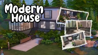 MODERN HOUSE BUILD//SIMS 4 SPEED BUILD//WITH CC LINKS