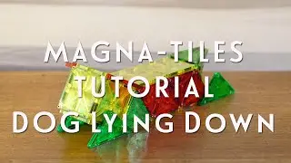 Magna-Tiles Idea: Dog Lying Down