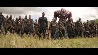 Мстители. Битва за Ваканду. Прибытие Тора, Ракеты и Грута. (Avengers: Infinity War)