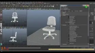 Wireframe Rendering in MAYA