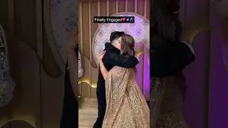 Finally Engaged❤️🧿💍 #swatimonga #rajatswati #engagement #engaged #lovestory #youtubeshorts