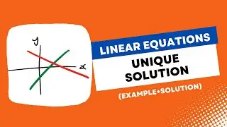 UNIQUE SOLUTION - Linear Simultaneous Equations - How To Find the Value of K | VCE Maths Methods