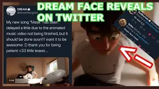 Dream REVEALS HIS FACE in his NEW SONG “MASK”? on PRIVATE TWITTER! *TWITTER REACTS* (ANIMATED)