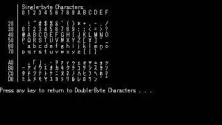 Batch File Program: Shift-JIS Explorer (4k Batch File!)