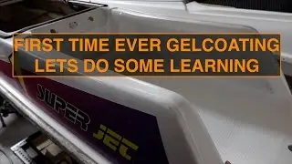 Learning to Gelcoat The Wide Tray. What Could Go Wrong? (Part 7)