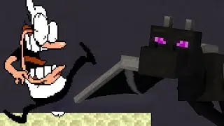 Transformed a Pizza Tower Level into Minecraft (Pizza Tower custom level)