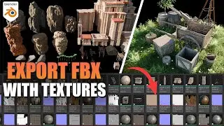 How To Export FBX With Textures in Blender
