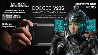 Dual AMOLED D6020 5G Rugged smartphone with 50+20MP Samsung  & More   Discover the Doogee V20s