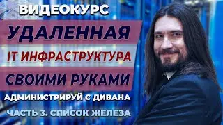 03. Выбор оборудования для серверной. Что нужно купить из железа.
