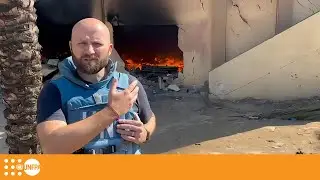 Maternity hospital burns in Gaza amid ongoing war