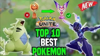 Top 10 Best Pokemon for Solo Ranking! New Meta Must watch it | Pokemon unite
