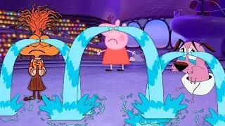 Tears of Heroes: All characters from Peppa Pig, Inside Out 2, Courage the Dog and Ben 10 cry