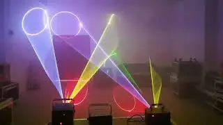 Popular RGB Laser Light 3W VS 2W Contrast- Stage Laser Light for Dj Event Nightclub Parties