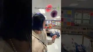Day 1 setting up my classroom! ✨🦋 #backtoschool #school #teacherlife #teacher #funnymoments #shorts