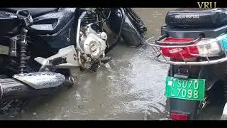 Heavy rain Effect in cm campus beside begumpet in hyderabad ...