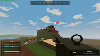 Играю на выживалке, жёсткое пвп и мега зомби Unturned