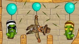 Adventures of Amigo Pancho in the Egyptian pyramids in balloons