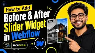 How to Add a Before & After Slider Widget in Webflow