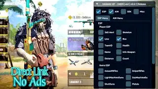 CODM GARENA 1.6.42 MOD MENU VISUAL AND AIM + Direct Link | Safe Main Account