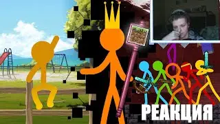 Литвинов смотрит The King - Animation vs. Minecraft Shorts Ep 30, БЕЗ КОНТЕКСТА | Нарезка