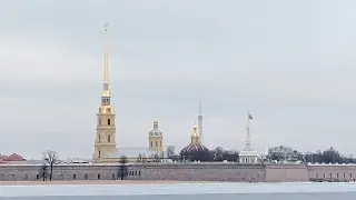 Летний сад зимой. Спас на крови. Казанский собор.Аничков мост. Буквоед