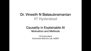 CS Katha Barta | Dr. Vineeth N Balasubramanian, IIT Hyderabad