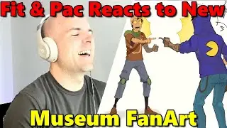 Fit & Pac Visit the Museum for New Fanart on QSMP Minecraft