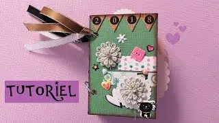 Tuto Scrap - Photo Polaroid - Structure d'un mini album, simple et rapide