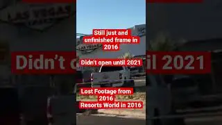 Resorts World in 2016 #resortsworld #lasvegas #vegas #casino #slots #vlog #2016 #vegastrip #thestrip