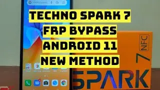 Tecno Spark 7 Android 11 Frp Bypass Without Pc |New Trick| Reset Frp Lock 100% Working 2022