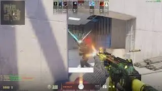 Counter strike 2 gros réflexe ou chance sur le second kill.