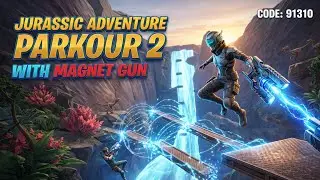 BGMI WOW Mode Parkour Map Code: 91310 | Jurassic Adventure 2 🦖 
