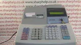How To Program Machine Number For Receipt Identification Sharp XEA303 / XEA406 / XEA40S Registers