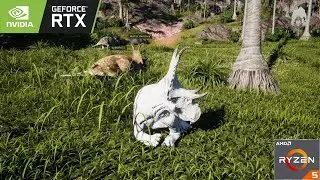 The Isle EVRIMA Diabloceratops Update on RTX 3050 4gb,  Low settings, DLSS off, RTX off, lumen off