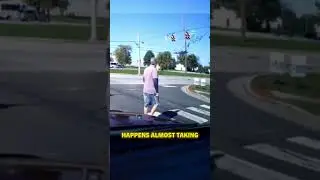 Cars Runs Red Light Then Lands On Another Car 