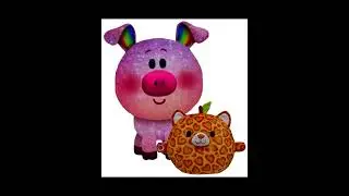 Blue's Clues & You: Twinkle w/Skoosherz Orange Peach Leopard
