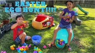 QUARANTINE EASTER EGG HUNT 2020 | SAMANTHA AND SHELTON