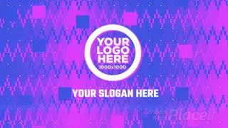 Retro Intro Maker for a Logo Animation Video with Glitch Effects