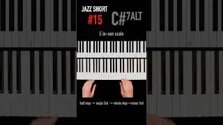 ✨Jazz Short #15☕️ piano riff 