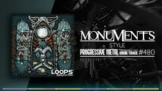 Progressive Metal Drum Track / Monuments Style / 120 bpm
