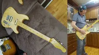 TeleStrat Masterbuilt Custom H+S pickups.