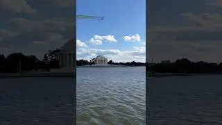 The Frecci Tricolori just flew over Washington DC