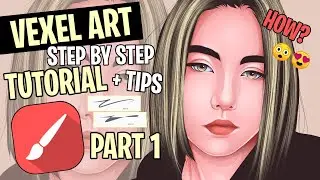 VECTOR / VEXEL ART TUTORIAL [ PART 1 ] LINE ART | INFINITE PAINTER