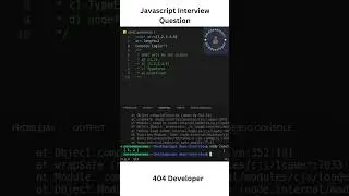 Javascript Interview Question | Tricky Question