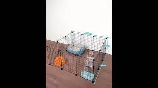 낮은울타리 개 격리 동물울타리 중소형 실내애완펜스