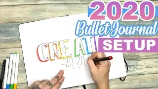 2020 Bullet Journal Setup in B5 Archer & Olive || Word of the Year & 20 in 2020!
