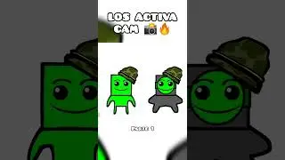 LA BATALLA DE LOS ACTIVA CAM 📸 🔥 | PARTE 1 | GEOMETRY DASH #geometrydash #humor #meme #animation